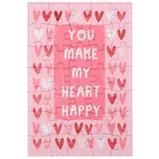 Heart Happy Puzzle Card