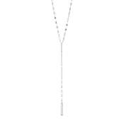 18K Gold PVD Stainless Steel Y-Shaped Blank Bar Pendant Lariat Necklace