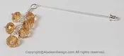 Crystal Hijab Pin in #6 Amber