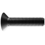 1/2"-13 x 1-3/4" Flat Head Socket C/S — Alloy Steel Heat Treated, Coarse, Black Oxide, 50/PKG