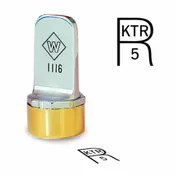 3/4″ Diameter R Inspection Stamp