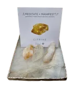 ABUNDANCE:  Citrine Gemstone Gift Set