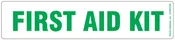 2"X 9" First Aid Kit Label