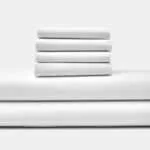 Cotton Percale Bed Sheet Set - Wool Mattress Toppers | Wool Comforters | Mattress Pads
