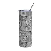 Boxy Black/White - Stainless Steel Tumbler
