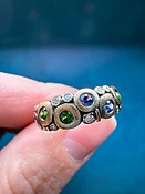 Alex Sepkus Candy Ring Blue/Green R122S