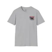 BULLIEVE in America Bullshirt – Patriotic Bull Front and Back Graphic Tee
