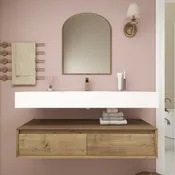 Alysa 48’’ Floating Bathroom Vanity Set with FLX16 Acrylic Single Sink Top