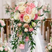 Cascading Bridal Bouquet