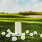 SIC Slim Can Cooler | Dimpled Golf