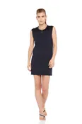 Navy Intarsia Dress
