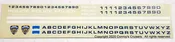 1/24th scale N-Y-P-D Decals (1980s graphics)