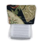 EMON-NUKI Black Flower Fan