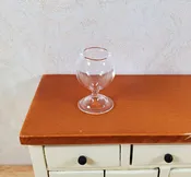 1:6 Scale Empty Wine Glass Dollhouse Miniature Fashion Doll Size
