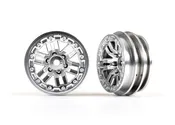1.0" Wheels, Satin Chrome