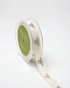 3/4" Bee Print 100% Cotton Ribbon