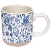 Blue Delft Stoneware Coffee Mug