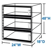 13-Inch SMT Reel Storage Desiccator – 138 Capacity