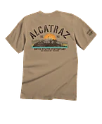 Alcatraz - Kona Coffee Dyed Short Sleeve Crewneck T-Shirt
