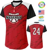 1051 | Mosaic Full Dye Sublimation Softball Jersey (2 Button)