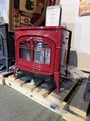 Vermont Castings Encore Wood Stove in Bordeaux Red