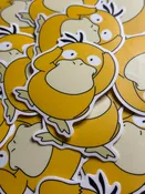 2.25”x2.65” Psyduck Matte Die-cut Sticker
