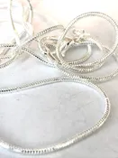 30" Foxtail Sterling Silver Chain