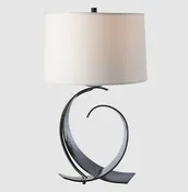 American Made Hubbardton Forge Fullered Impressions Table Lamp