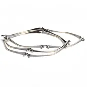 4 Segment Silver Bracelet