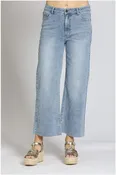 APNY Wide Leg Crop Jean