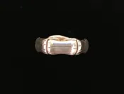 Bamboo Large Silver Ring