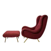 SOLD  Senior Lounge Chair and ottoman by Marco Zanuso for Arflex, 1955 — Collage
