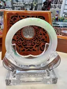 Real Jade Bangle #704906, Size: 58mm
