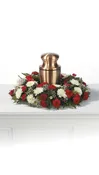 3-25-11  Urn or Candle  Memorial Wreath