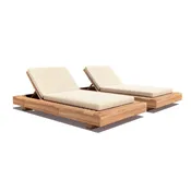 CAPRI   TEAK  LOUNGER — ACME 5 LIFESTYLE