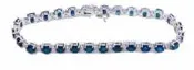 16.0 tcw Sapphires and Diamonds Bracelet
