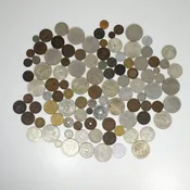 100x Assorted Better World/Foreign Coin Job Lot 30743