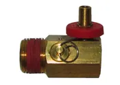 1/2 in. NPT Tank x 1/4 in. NPT Hose x 1/8 in. NPT Gauge Brass Air Tank Manifold