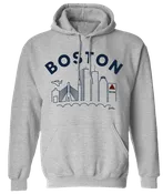 Boston Skyline Hooded Sweatshirt V.2