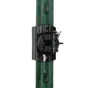 Gallagher Nail-On, Screw-In Black Heavy-Duty Plastic Electric Fence Insulator (20-Pack)