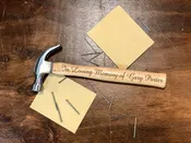 Personalized "In Loving Memory" Hammer
