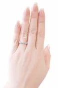 Forever Love Eternity Band- Silver