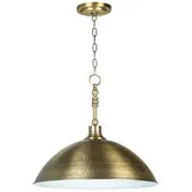 Craftmade 35993-LB Timarron 1 Light Large Pendant -Legacy Brass