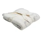 Barefoot Dreams CozyChic ABC Blanket Stone Cream