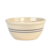 10" Heritage Blue Stripe Stoneware Mixing Bowl