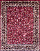 10x12 Area Rug, Persian Mashad Rugs with No Medallion