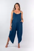 Adele Scoop-Neck Relaxed-Fit Knit Jumpsuit