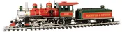 Bachmann 91805 Christmas - NP&S® #1225 4-6-0 w/Lights and Smoke (DCC and Sound Ready)
