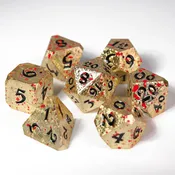 7pc RPG Set - Bloody Sunshard