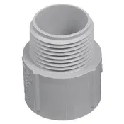 1" PVC Male Adapter for Vianti Falls Spillway - Connects to Flexible PVC Pipe